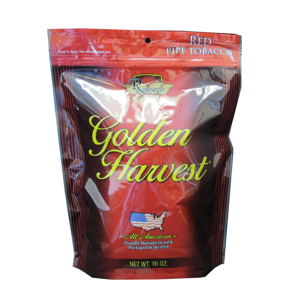 Golden Harvest Robust (Red) Pipe Tobacco Pipe Tobacco Golden Harvest Robust 16oz Bag 