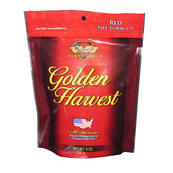 Golden Harvest Robust (Red) Pipe Tobacco Pipe Tobacco Golden Harvest Robust 6oz Bag 