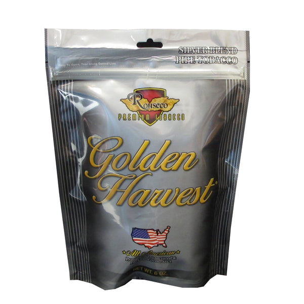 Golden Harvest Silver Pipe Tobacco Pipe Tobacco Golden Harvest Silver 6oz Bag 