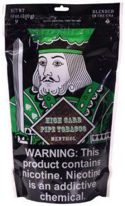 High Card Menthol Pipe Tobacco Pipe Tobacco High Card 