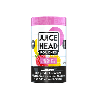 Juice Head Pouches Raspberry Lemonade Mint Smokeless Juice Head 