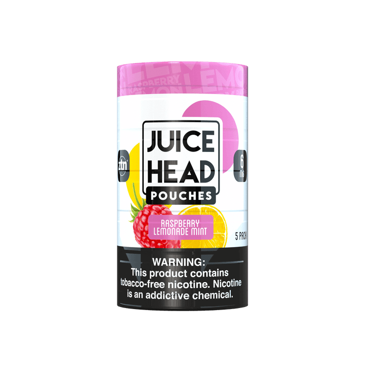 Juice Head Pouches Raspberry Lemonade Mint Smokeless Juice Head 