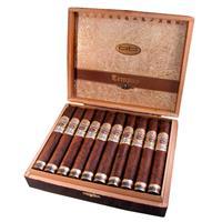 Alec Bradley Tempus Inceptio premium cigars in a 20-count box, showcasing the cigar band and packaging details.
