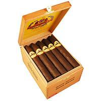 Box of Baccarat Maduro Premium Cigars with 20 Belicoso-shaped cigars in a sealed box.