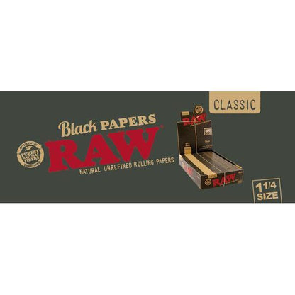 Raw Black Rolling Papers RYO Supplies Raw 