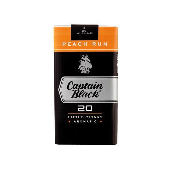Captain Black Peach Rum Little Cigars - Mom's Cigars
