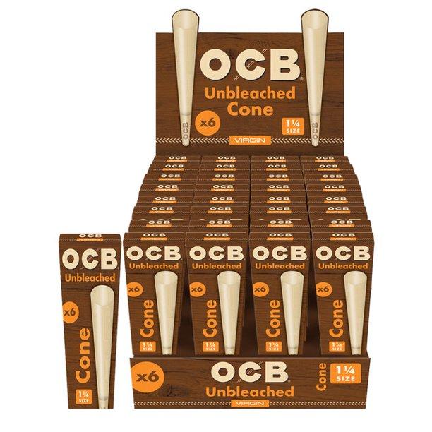 OCB Virgin 1 1/4 Cones Cigar Cones OCB 
