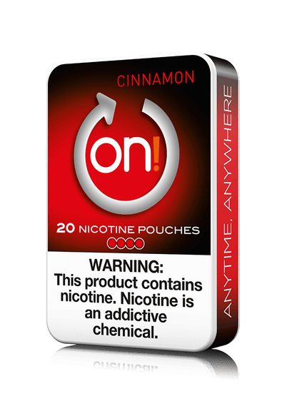 ON! Nicotine Pouches Cinnamon Smokeless ON! 