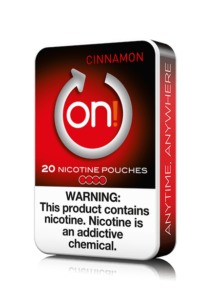 ON! Nicotine Pouches Cinnamon Smokeless ON! 