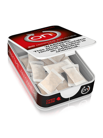 ON! Nicotine Pouches Cinnamon Smokeless ON! 