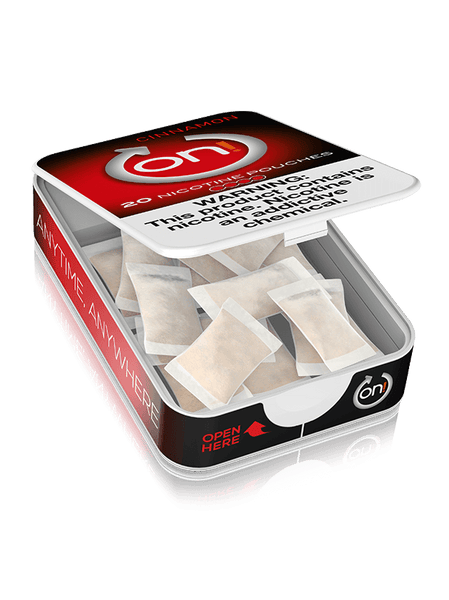 ON! Nicotine Pouches Cinnamon Smokeless ON! 