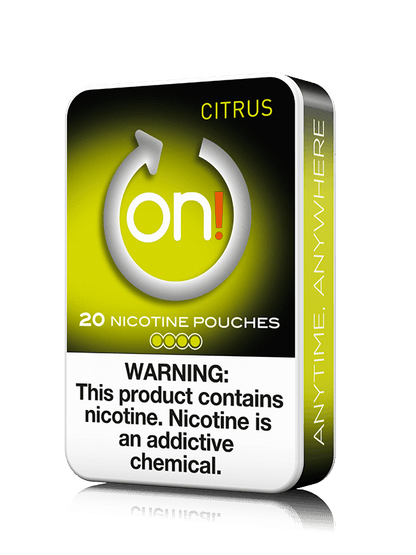 ON! Nicotine Pouches Citrus Smokeless ON! 