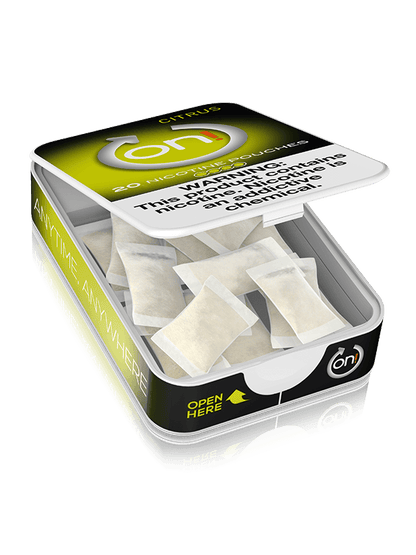 ON! Nicotine Pouches Citrus Smokeless ON! 
