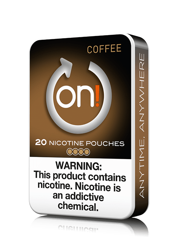 on tobacco pouches ON! Nicotine Pouches Coffee on tobacco pouches ON! Nicotine Pouches Coffee