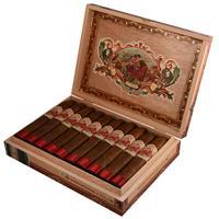 Box of Flor de Las Antillas Sun Grown Premium Cigars, Belicoso size, with 20 cigars inside, featuring elegant cigar packaging.
