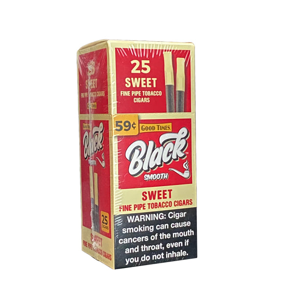 Good Times Black Smooth Sweet Cigars Machine Made Good times 