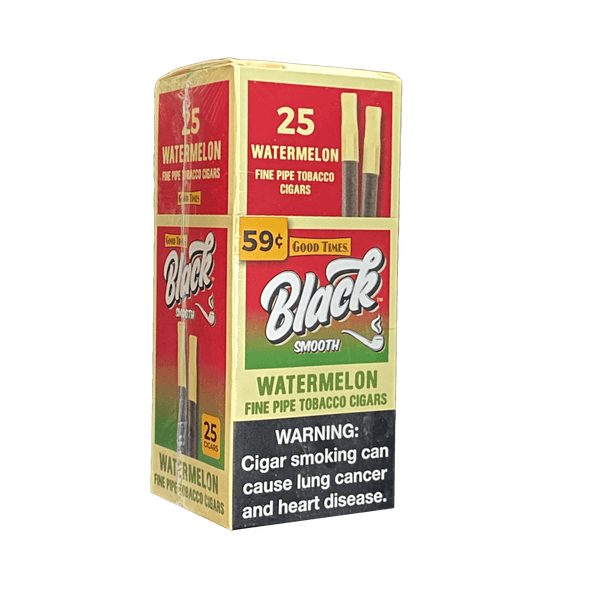 Good Times Black Smooth Watermelon Cigars Machine Made Good times 