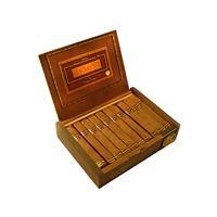 Java Latte Premium Cigars Java Petit Corona box with 40 cigars, featuring a sleek design and natural tobacco leaf appearance.