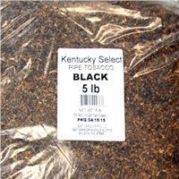 Kentucky Select Black (Turkish Bold) Pipe Tobacco Pipe Tobacco Kentucky Select Black (Turkish Bold) 5lb Bag 