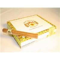 Box of Macanudo Café Premium Cigars featuring 25 Baron de Rothschild cigars in a sealed box with elegant packaging.