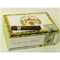 Box of Macanudo Café Premium Cigars with 50 cigars in a sleek, elegant packaging.