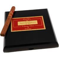 Box of Rocky Patel Vintage 1992 Premium Cigars, Churchill size, showcasing 20 high-quality cigars in a sleek wooden box.