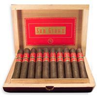 Rocky Patel Sun Grown premium cigars in a 20-count box, featuring rich, sun-grown tobacco leaves and classic cigar packaging.