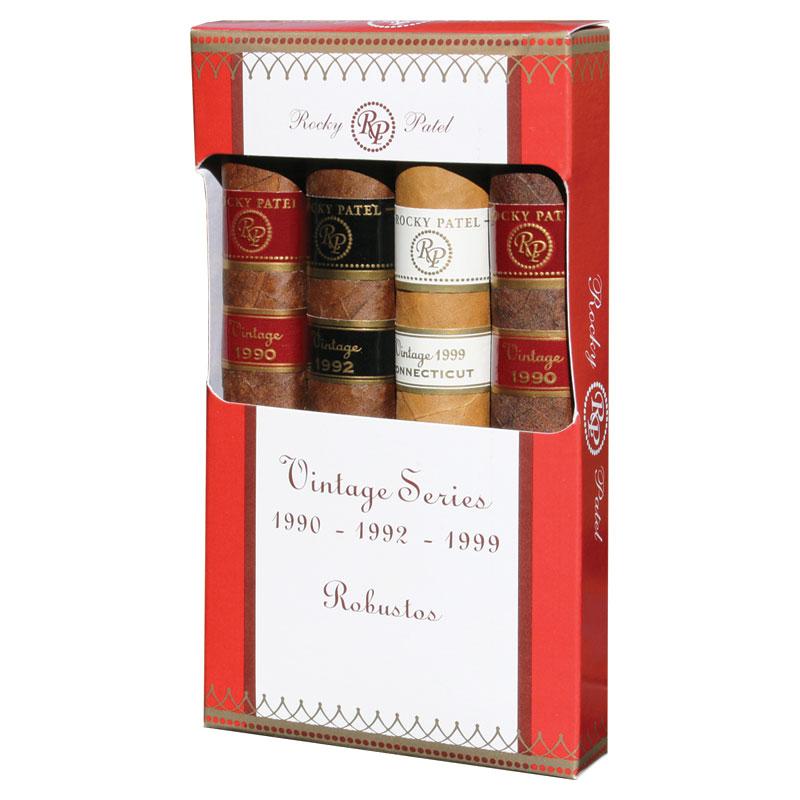 Rocky Patel Vintage Sampler featuring premium cigars including robusto-sized Rocky Patel Vintage blends.