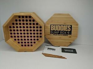 Buddies Bump Box CONE Filler Loads 34 Pre-Rolled 1 1/4 Size Raw Cones at  Once