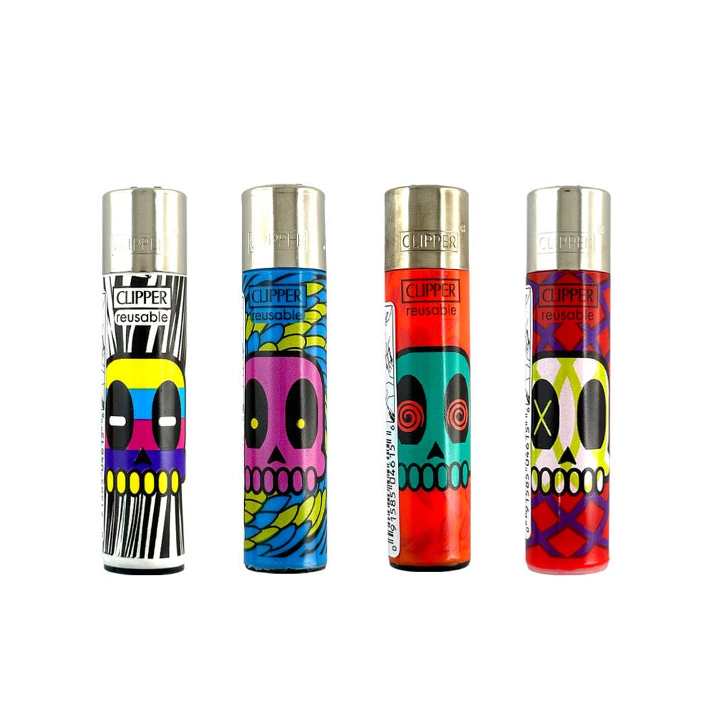 Clipper Skulls Life Lighter Accessories Clipper 