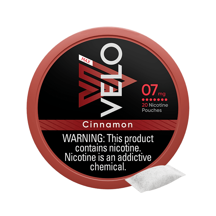 Velo Nicotine Pouches Cinnamon Tobacco Free Mom's Cigars
